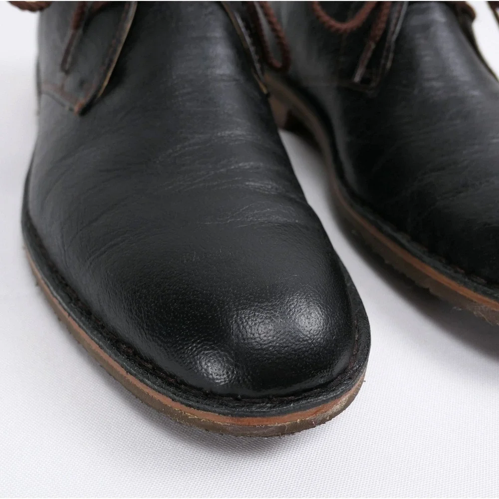 Trask x Harry Rosen Mens 8M Norwegian Elk Leather Chukka Boots Brown 30-6611
